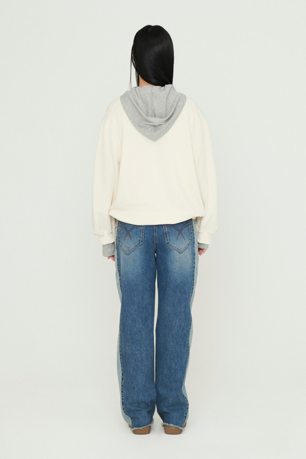 LUCKY CHOUETTE - 스웻셔츠 - Chouette Point Sweat T-shirt (ivory)