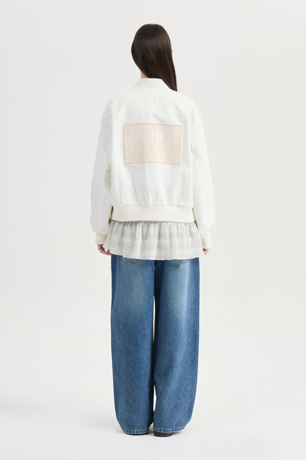 LUCKY CHOUETTE - 점퍼 - [Atelier] Back Point Hem Jumper (ivory)