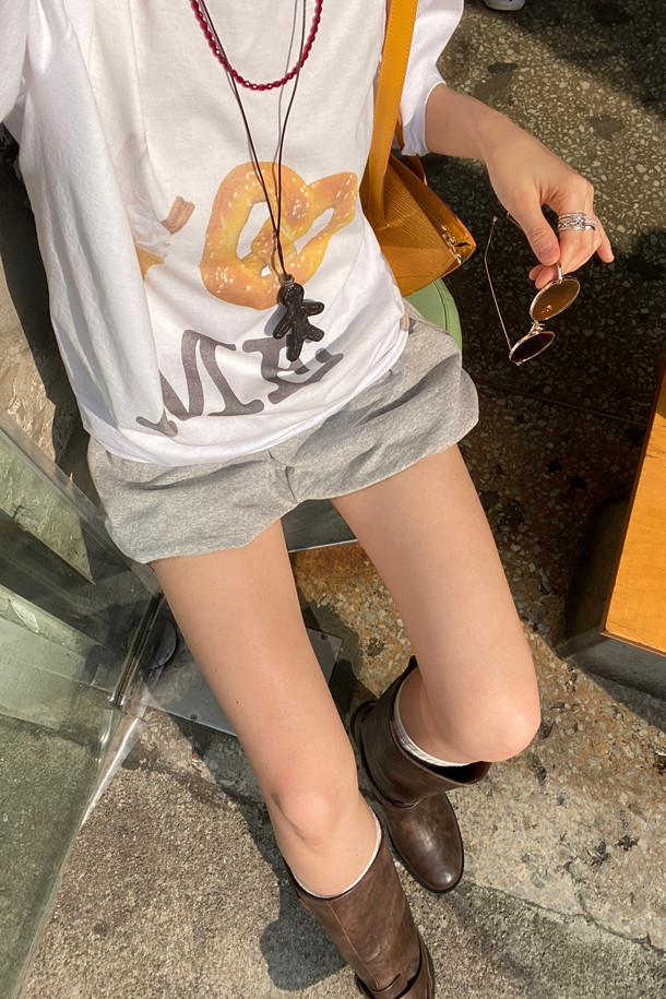 LUCKY CHOUETTE - 반소매 티셔츠 - Chouetties by LUCKY CHOUETTE_Graphic Half Sleeve T-shirt (white)