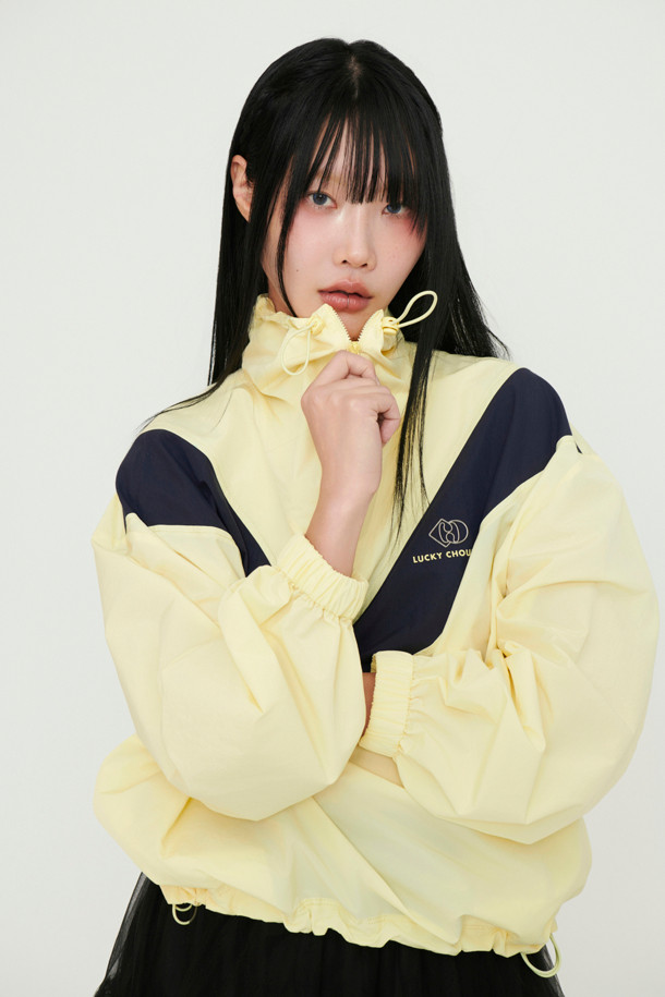 LUCKY CHOUETTE - 점퍼 - Coloring Point Anorak Jumper (yellow)