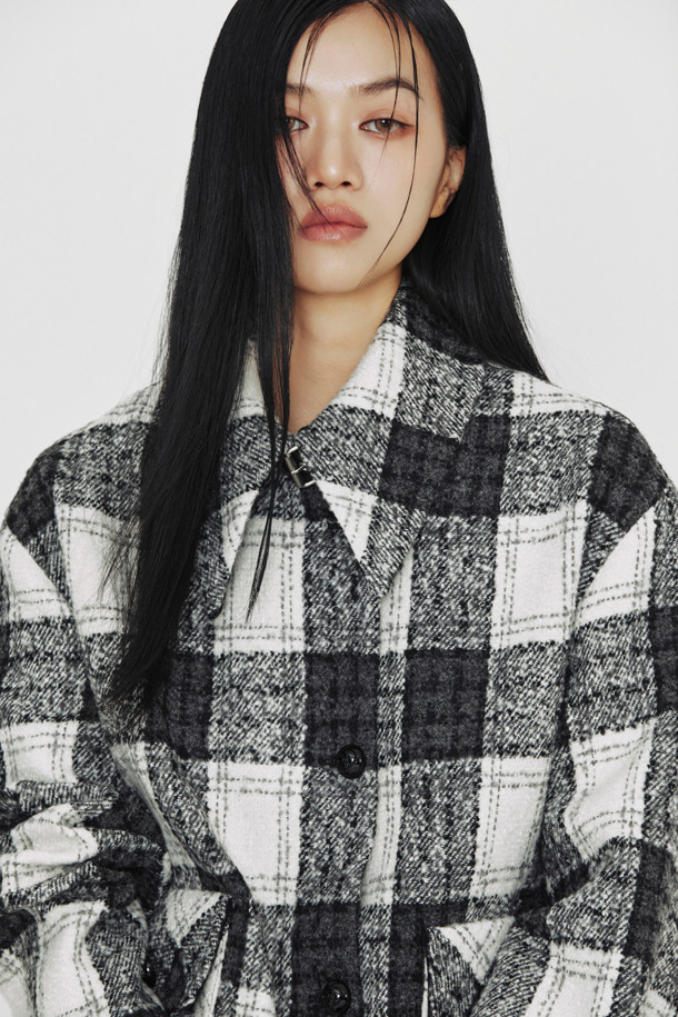 LUCKY CHOUETTE - 점퍼 - [Holiday Edition] Button Tweed Jumper (multi color)