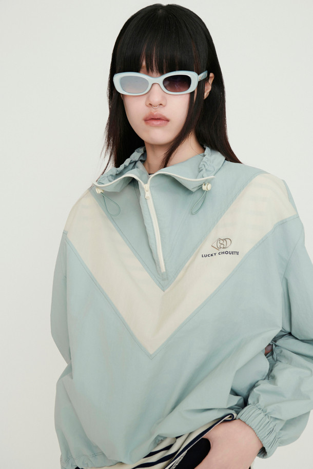 LUCKY CHOUETTE - 점퍼 - Coloring Point Anorak Jumper (mint)