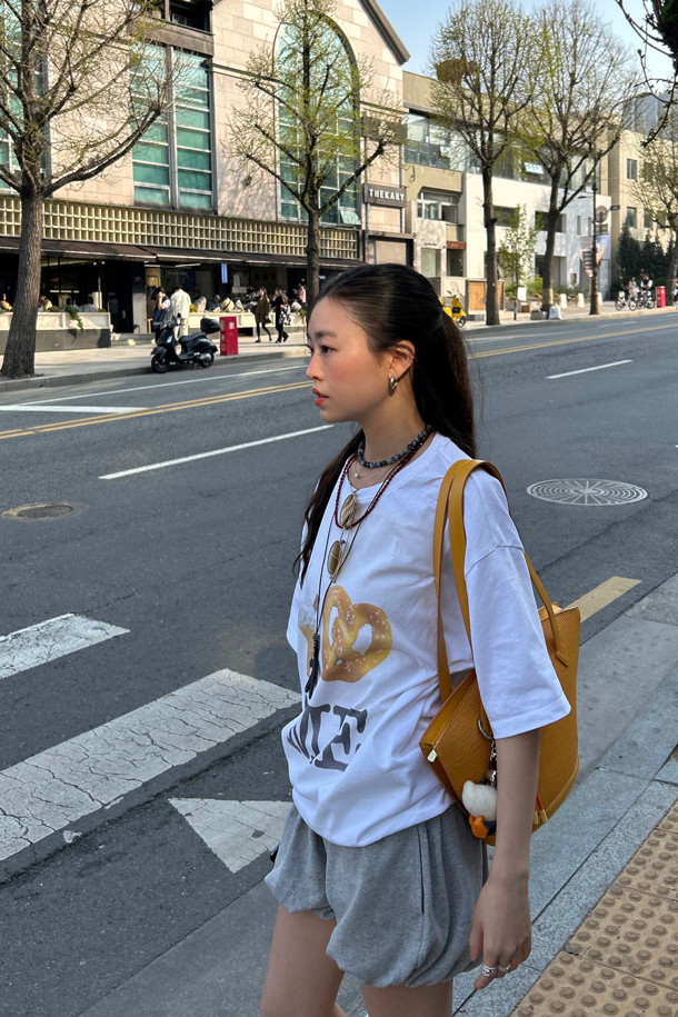 LUCKY CHOUETTE - 반소매 티셔츠 - Chouetties by LUCKY CHOUETTE_Graphic Half Sleeve T-shirt (white)