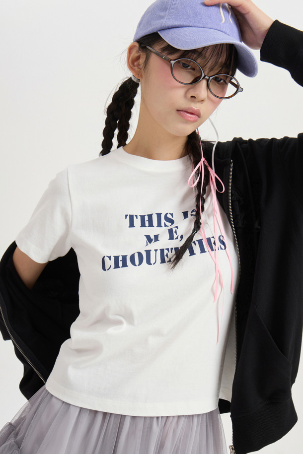LUCKY CHOUETTE - 점퍼 - Chouetties by LUCKY CHOUETTE_Ribbon Point Hood Jumper (black)
