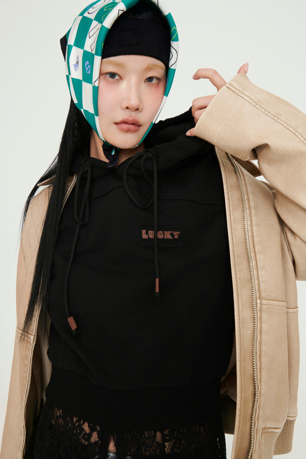 LUCKY CHOUETTE - 점퍼 - Vintage Fake Leather Jumper (light beige)