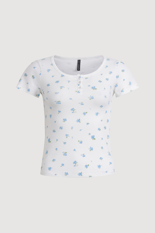 LUCKY CHOUETTE - 반소매 티셔츠 - Chouetties by LUCKY CHOUETTE_Baby Fit Half Sleeve T-shirt (white)
