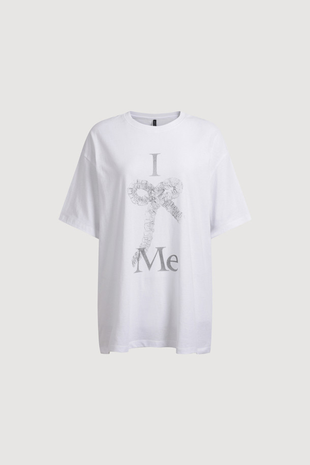 LUCKY CHOUETTE - 반소매 티셔츠 - Chouetties by LUCKY CHOUETTE_Graphic Semi Over Fit Half Sleeve T-shirt (white)