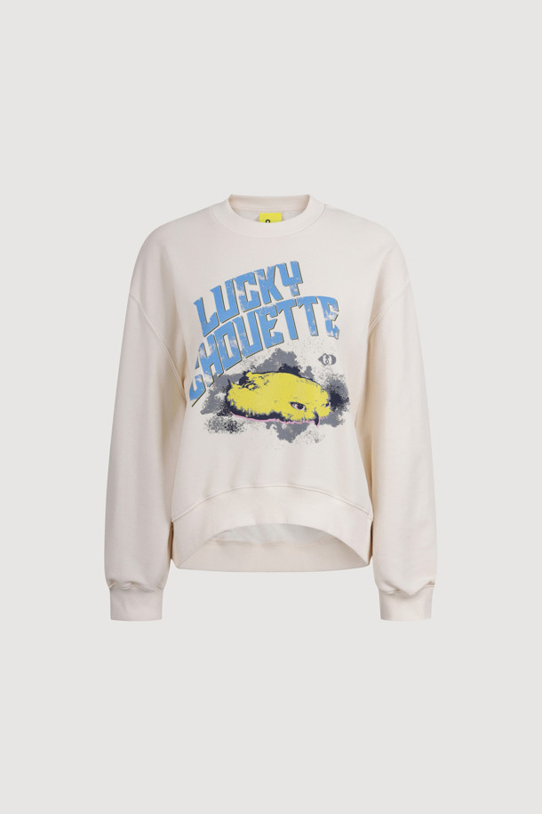 LUCKY CHOUETTE - 스웻셔츠 - Chouette Point Sweat T-shirt (ivory)