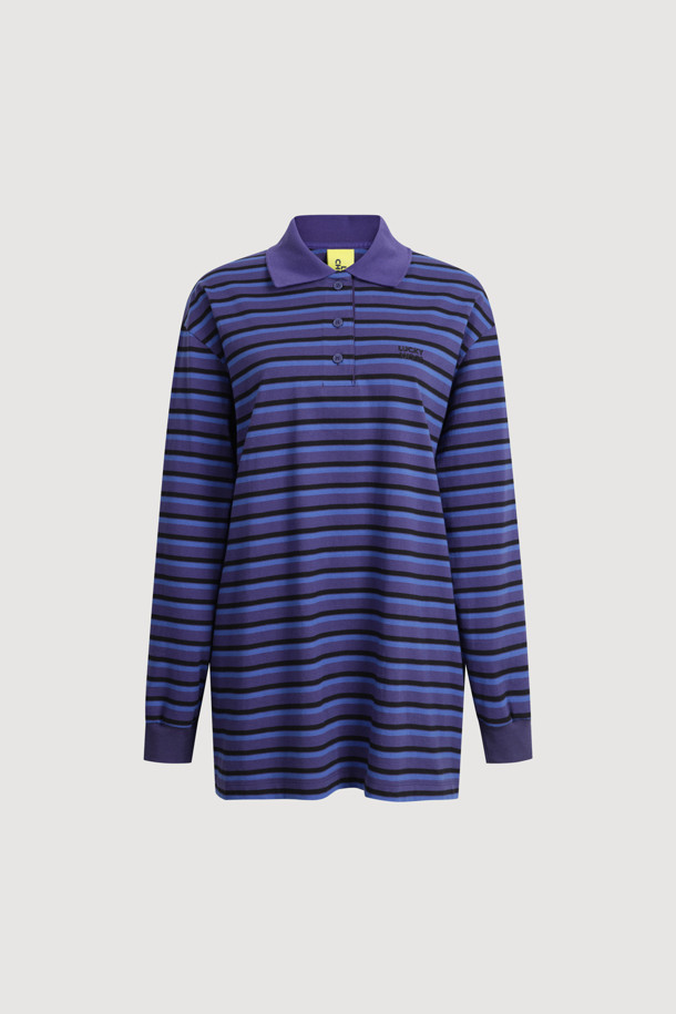 루즈 핏 PK 티셔츠 (퍼플)는 캐주얼한 무드의 데일리룩을 위한 아이템입니다. 니트 카라 디자인에 긴 소매, 루즈핏과 세미 박시 핏으로 편안한 착용감을 선사합니다. 가슴 왼쪽의 자수 포인트와 넉넉한 사이즈, "LUCKY" 레터링 자수가 특징이며, 스트라이프 패턴으로 포인트를 더했습니다. 동네 마실룩이나 카페룩, 캐주얼, 미니멀, 프레피 스타일을 연출하기에 좋습니다.
