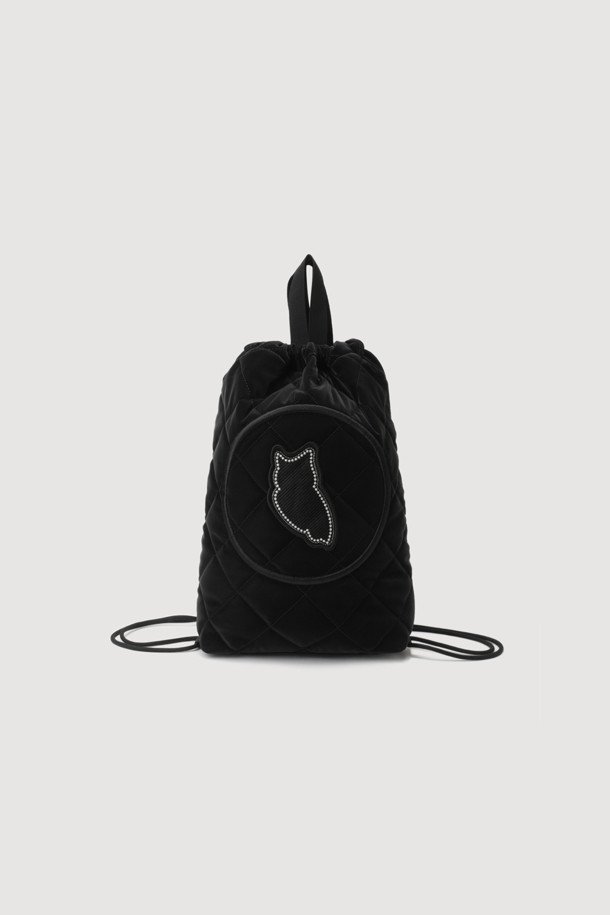 LUCKY CHOUETTE - 백팩 - [Holiday Edition] Chouette Patch Quilting Back Pack (black)