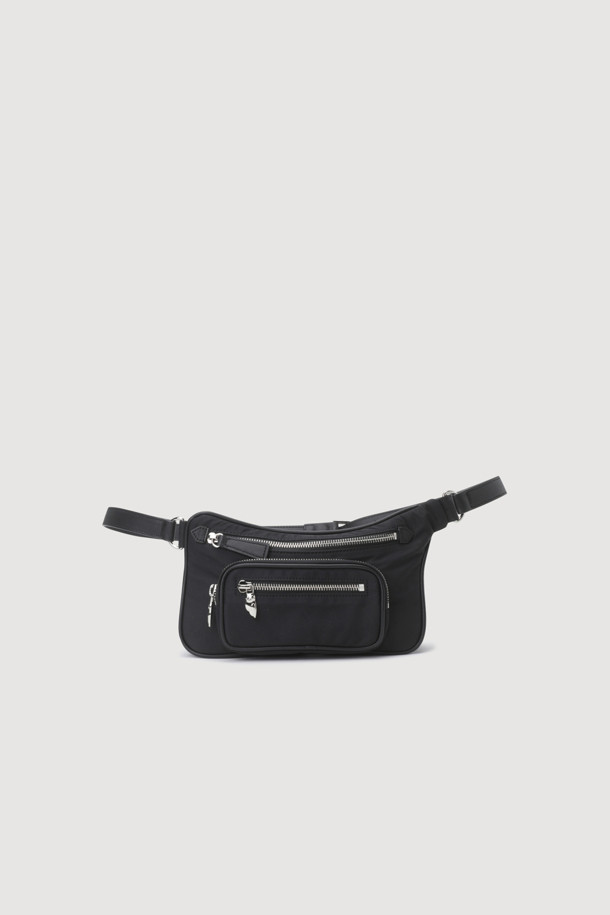 LUCKY CHOUETTE - 클러치/파우치 - Square Mini Belt Bag (black)