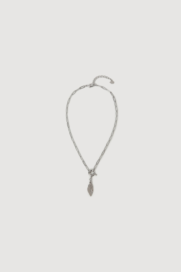 LUCKY CHOUETTE - 목걸이 - Chouette Decoration Chain Necklace (silver)