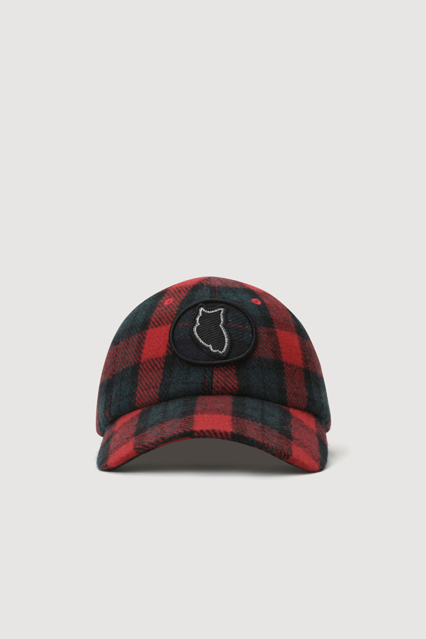 LUCKY CHOUETTE - 모자 - [Holiday Edition] Chouette Check Ball Cap (red)