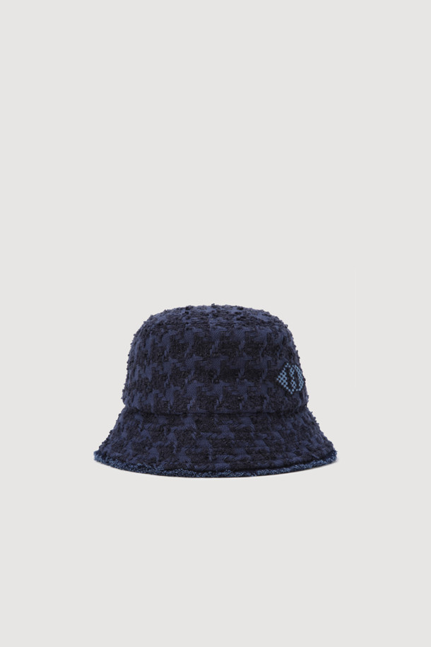 LUCKY CHOUETTE - 모자 - Tweed Bucket Hat(dark navy)