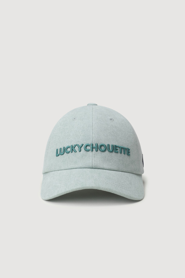 LUCKY CHOUETTE - 모자 - Lettering Embroidery Color Ball Cap (mint)