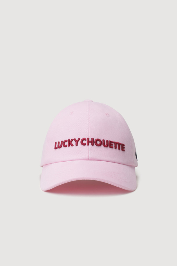 LUCKY CHOUETTE - 모자 - Lettering Embroidery Color Ball Cap (pink)