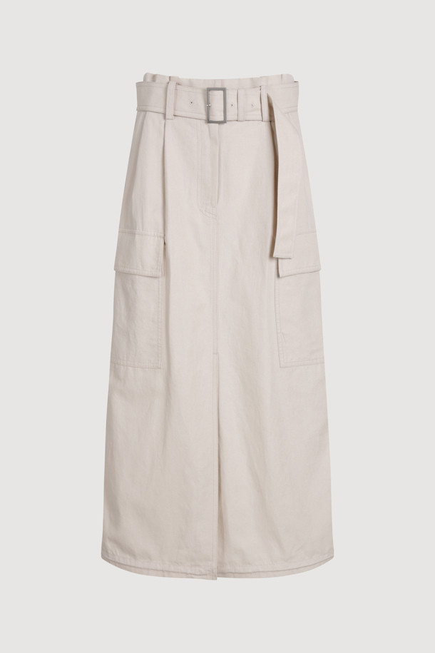 LUCKY CHOUETTE - 스커트/팬츠 - Skirt (beige)