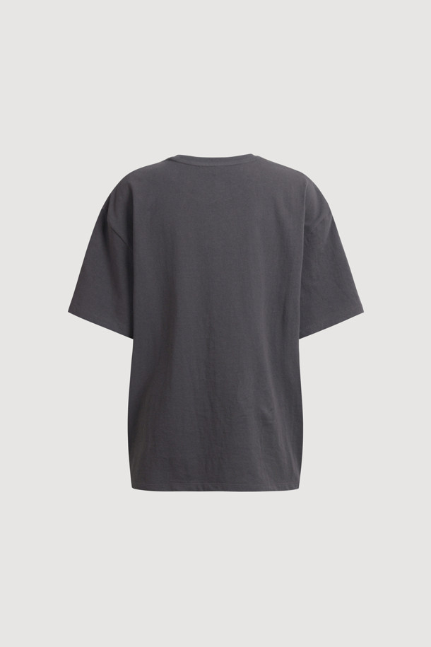 LUCKY CHOUETTE - 반소매 티셔츠 - Chouetties by LUCKY CHOUETTE_Graphic Half Sleeve T-shirt (dark grey)