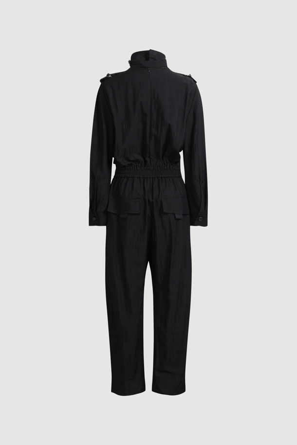 LUCKY CHOUETTE - 점프수트 - [Atelier] High Neck Jumpsuit (black)