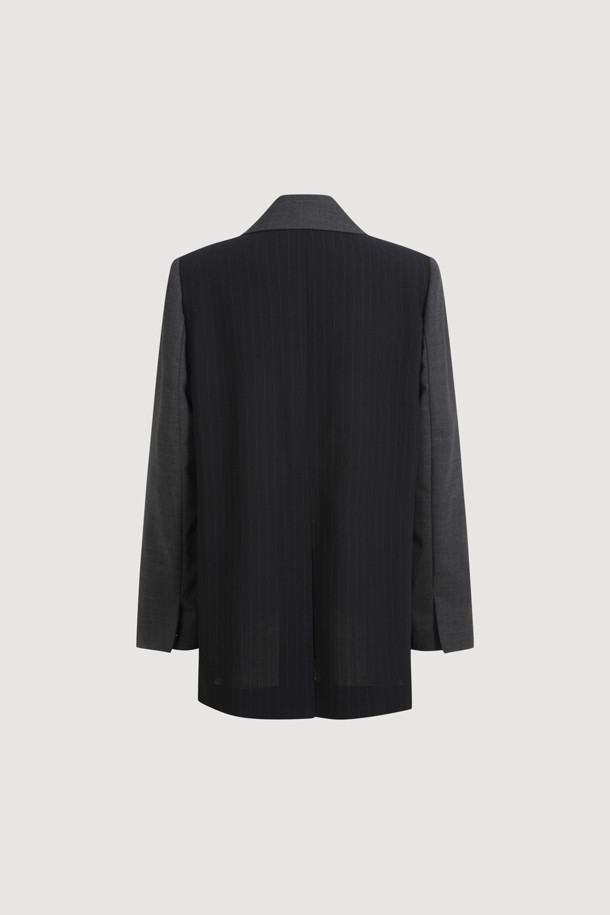 LUCKY CHOUETTE - 자켓 - [Atelier] Pocket Button Double Check Jacket
