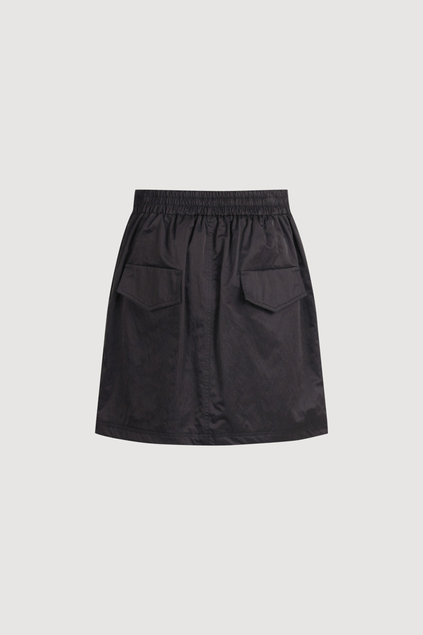 LUCKY CHOUETTE - 미니스커트 - [Atelier] Front Zipper Back Banding Mini Skirt (black)