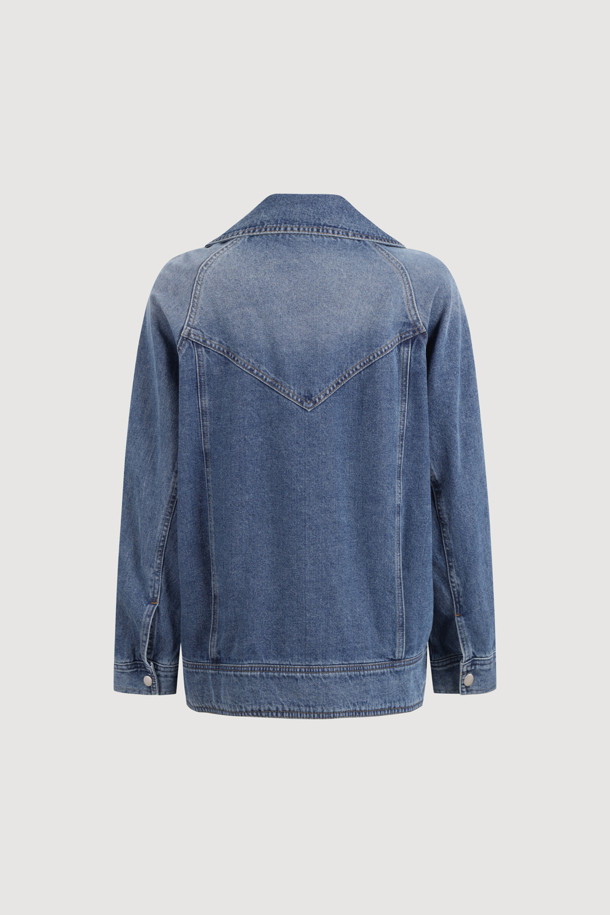 LUCKY CHOUETTE - 자켓 - [Atelier] Denim Biker Jacket (blue)