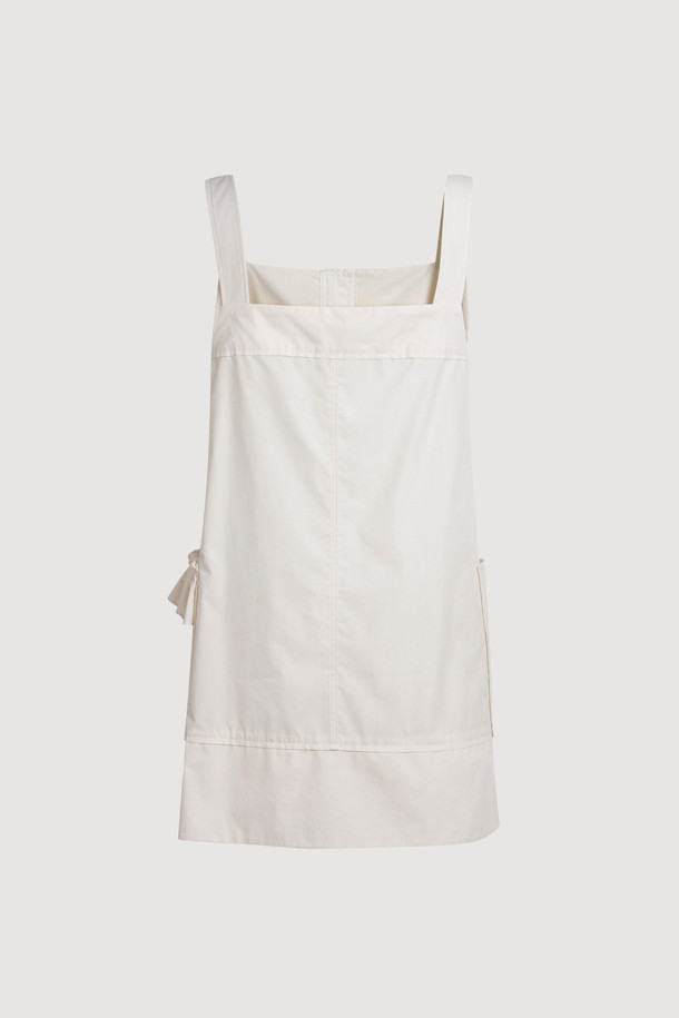 LUCKY CHOUETTE - 블라우스 - Sleeveless Pin Tuck Blouse (ivory)