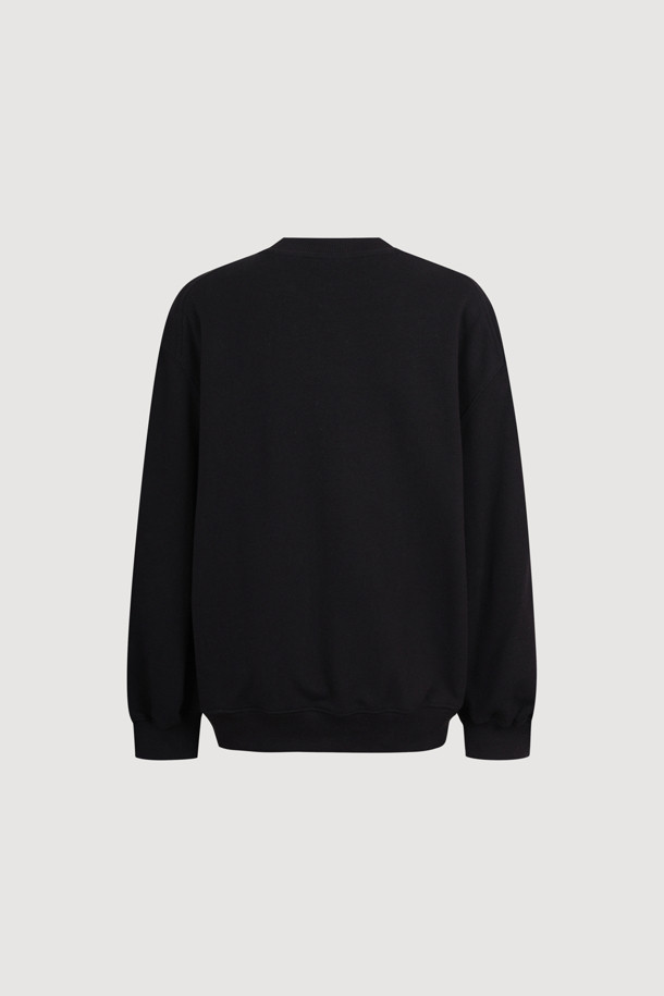 LUCKY CHOUETTE - 스웻셔츠 - Chouette Point Sweat T-shirt (black)