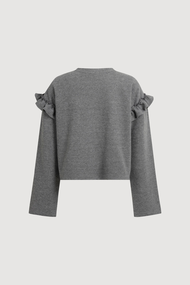 멜란지 그레이 컬러의 크로셰 자수 포인트 롱 슬리브 티셔츠입니다. 부드러운 니트라이크 져지 소재로 제작되어 편안한 촉감을 선사하며, 가을/겨울 시즌 데이트룩, 모임룩에 적합합니다. 라운드넥에 루즈핏으로 디자인되어 캐주얼, 미니멀, 로맨틱 스타일을 연출하기 좋습니다. 섬세한 뜨개 자수 포인트와 프릴 디테일이 여성스러운 무드를 더합니다. 얇은 두께로 제작되어 간절기부터 겨울까지 스타일리시하게 착용할 수 있습니다.
