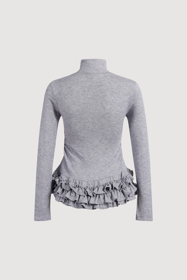 [Re-Order] 프릴 포인트 메탈 롱 슬리브 티셔츠 (멜란지 그레이)는 여성스러운 스타일을 연출하는 긴소매 티셔츠입니다. 멜란지 그레이 컬러의 무지 디자인에 메탈 소재와 프릴 디테일이 더해져 시크하면서도 여성스러운 분위기를 자아냅니다. 슬림핏 터틀넥 디자인으로 가을, 겨울철 데이트룩, 모임룩, 출근룩 등 다양한 TPO에 활용 가능합니다. 클래식, 미니멀, 시크 스타일을 즐겨 입는 분들께 추천합니다.
