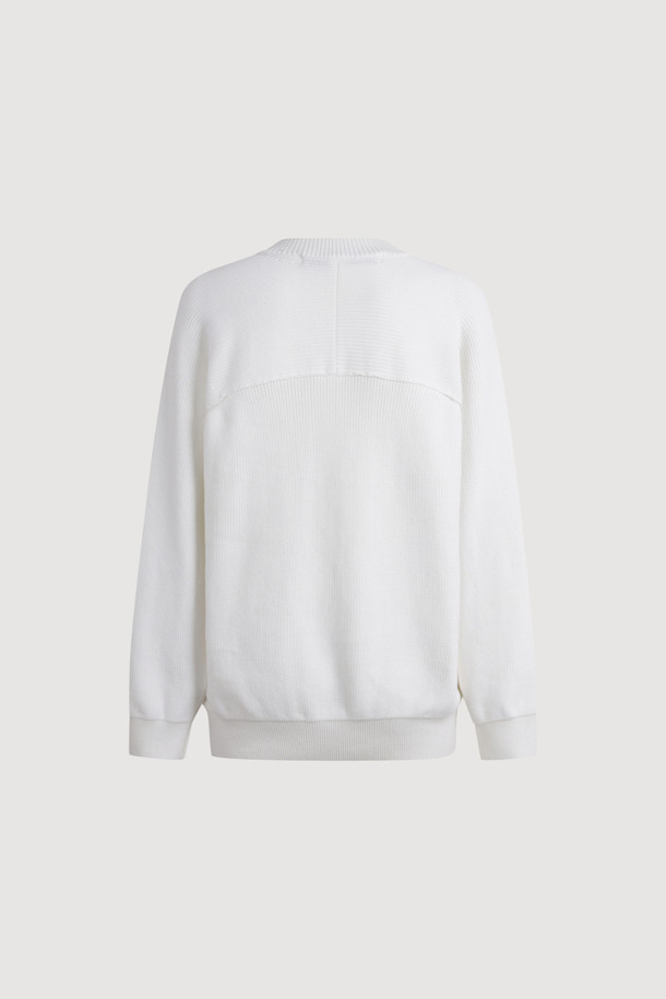 LUCKY CHOUETTE - 스웨터 - [Atelier] Big Anchor Point Pullover (ivory)