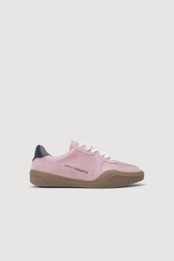 LUCKY CHOUETTE - 스니커즈 - Material Mix Color Sneakers (pink)