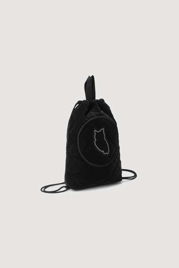 LUCKY CHOUETTE - 백팩 - [Holiday Edition] Chouette Patch Quilting Back Pack (black)