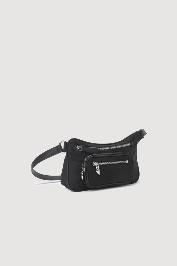 LUCKY CHOUETTE - 클러치/파우치 - Square Mini Belt Bag (black)