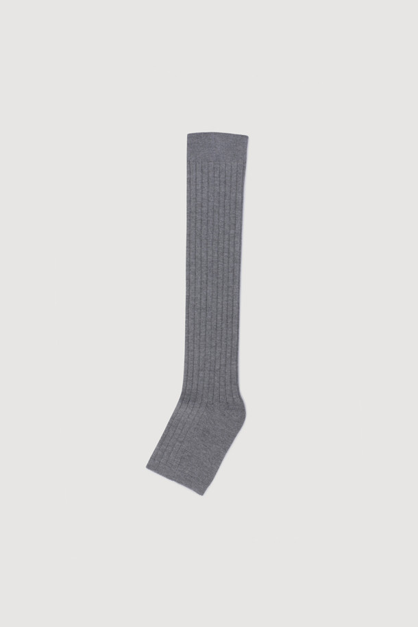 LUCKY CHOUETTE - 양말 - A-Kint Knee Socks (grey)