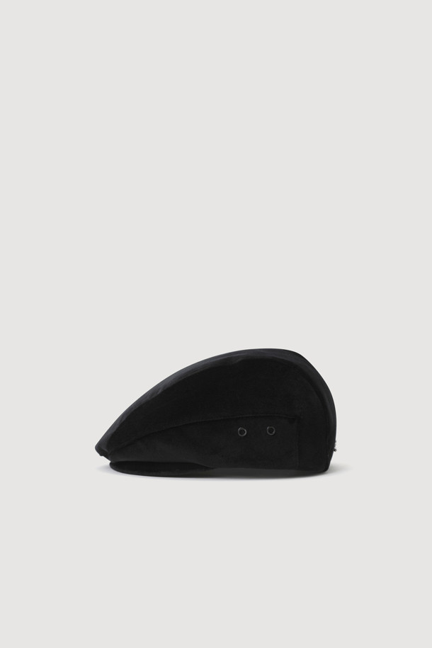 LUCKY CHOUETTE - 모자 - [Holiday Edition] Velvet Hunting Cap (black)