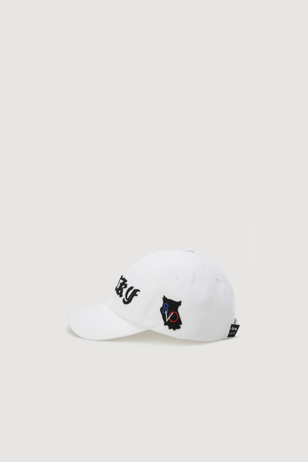 LUCKY CHOUETTE - 모자 - Lettering Ball Cap (white)