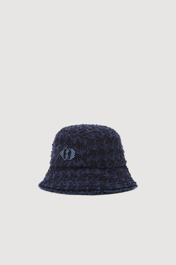 LUCKY CHOUETTE - 모자 - Tweed Bucket Hat(dark navy)