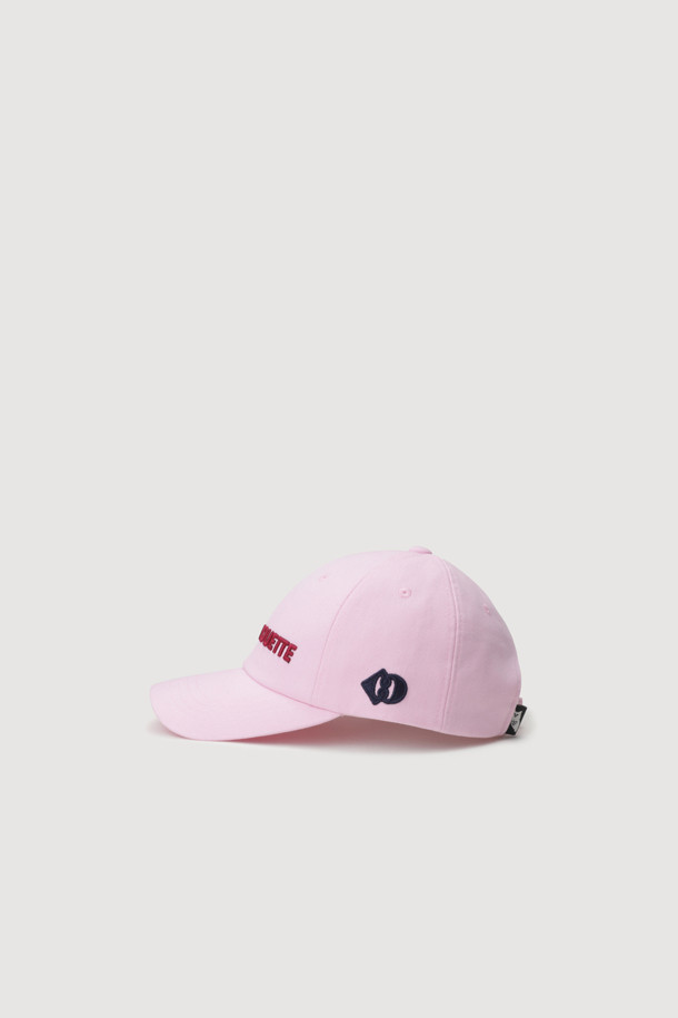 LUCKY CHOUETTE - 모자 - Lettering Embroidery Color Ball Cap (pink)