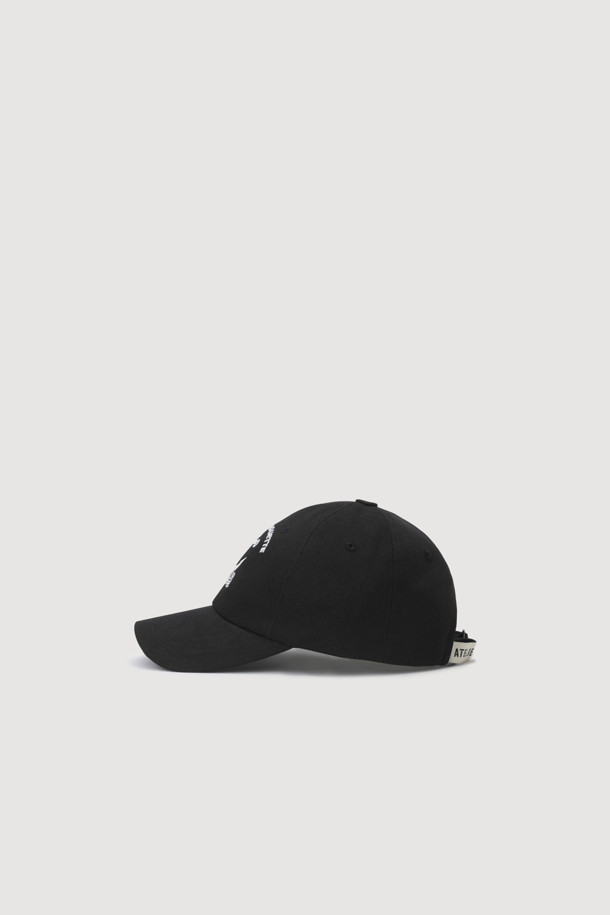 LUCKY CHOUETTE - 모자 - A-Embroidery Point Ball Cap (black)