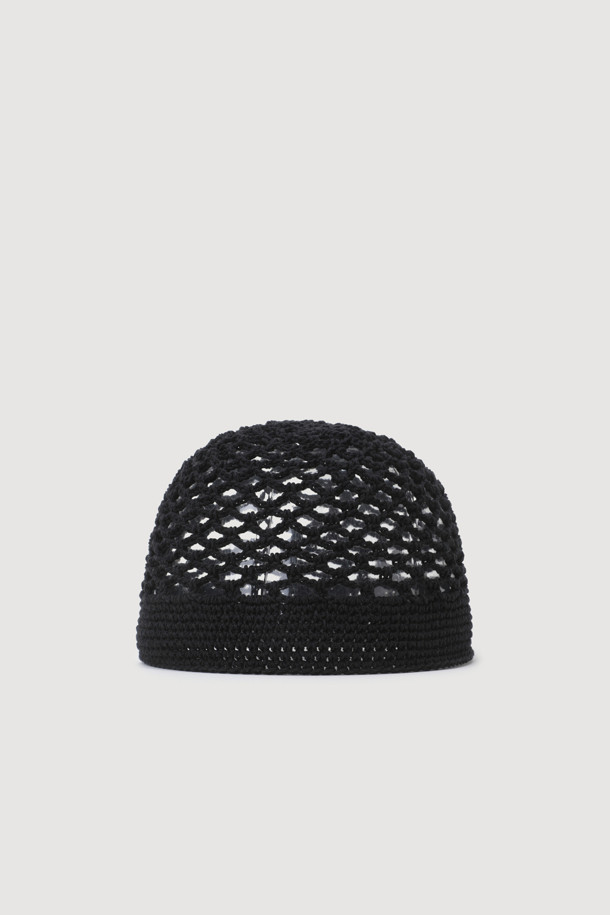 LUCKY CHOUETTE - 모자 - A-Emblem Kint Fabric Hat (black)