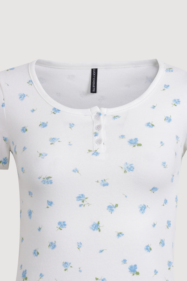 LUCKY CHOUETTE - 반소매 티셔츠 - Chouetties by LUCKY CHOUETTE_Baby Fit Half Sleeve T-shirt (white)