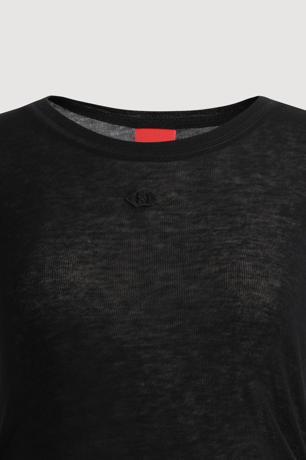 LUCKY CHOUETTE - 민소매티셔츠 - [Re-Order] Frill Point Sleeveless T-shirt