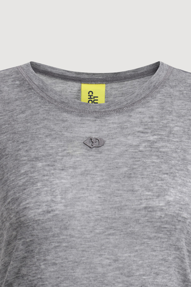 LUCKY CHOUETTE - 민소매티셔츠 - [Re-Order] Frill Point Sleeveless T-shirt