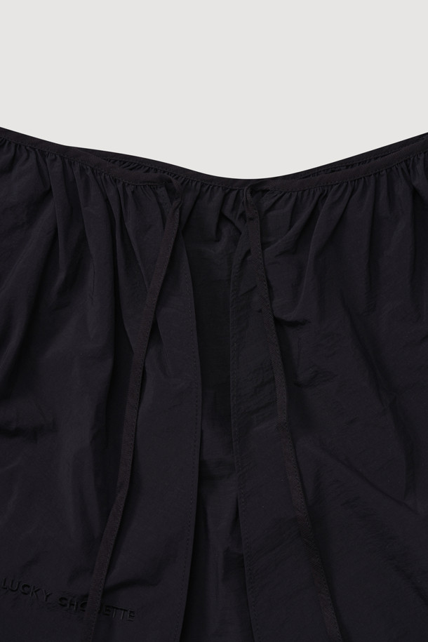 LUCKY CHOUETTE - 기타소품 - Layered Decoration Skirt (black)