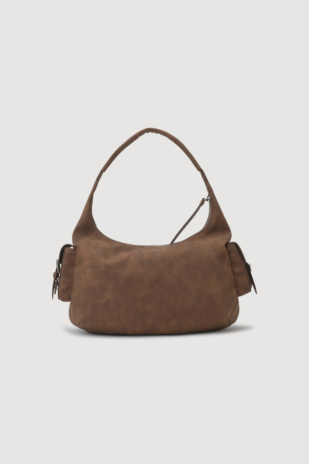 LUCKY CHOUETTE - 토트백 - Medium Pocket Hobo Bag (brown)