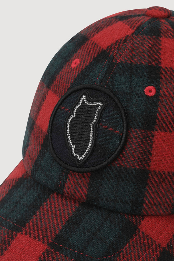 LUCKY CHOUETTE - 모자 - [Holiday Edition] Chouette Check Ball Cap (red)