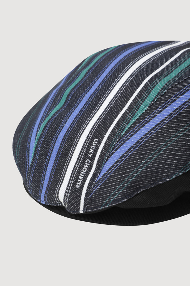 LUCKY CHOUETTE - 모자 - Stripe Hunting Cap (multi color)