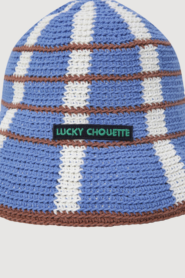 LUCKY CHOUETTE - 모자 - Handmade Bucket Hat (blue)