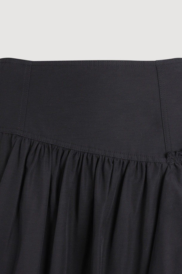 LUCKY CHOUETTE - 스커트/팬츠 - Ruffle Tirered Skirt (black)